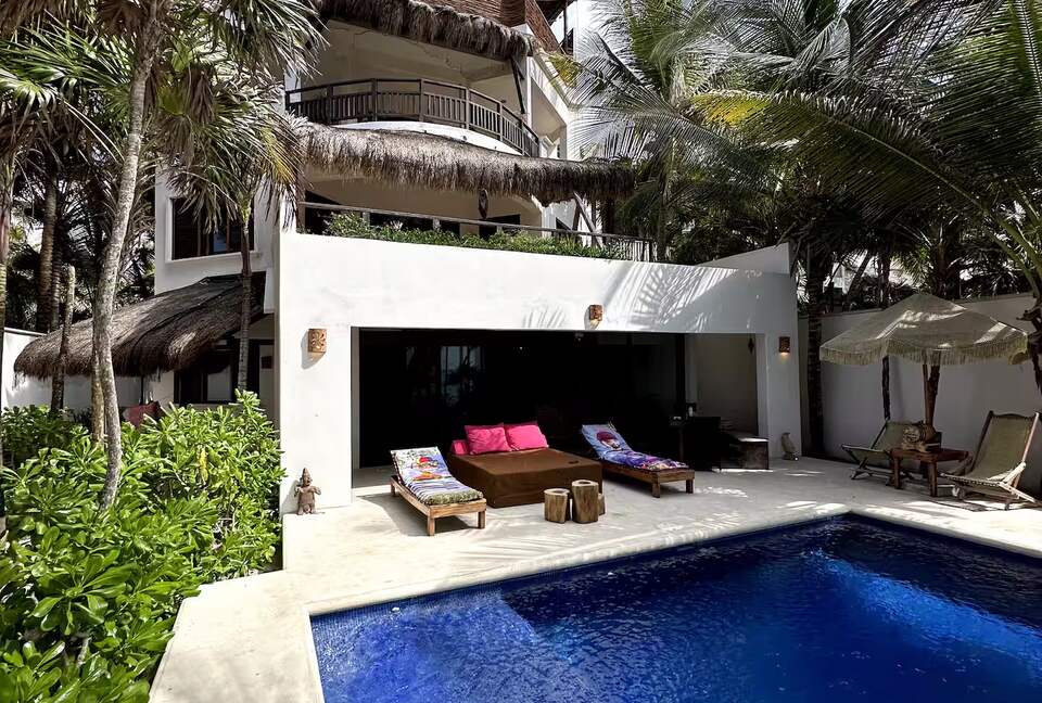 Tranquil Villa in Soliman Bay with Private Beach - #16 Tulum,, Mexico