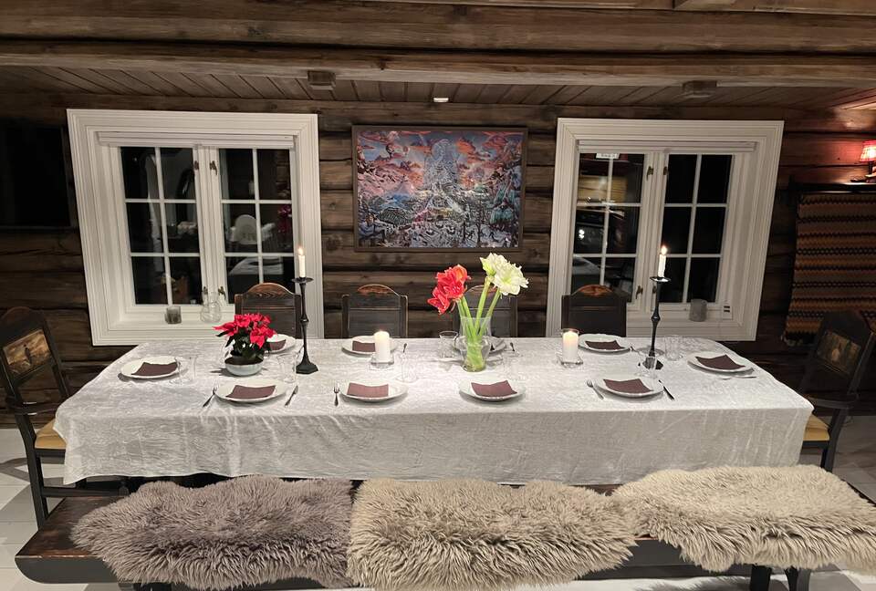 Kvitfjell, Authentic Scandinavian Log Cabin with Ski-Out Access - Fåvang, Norway