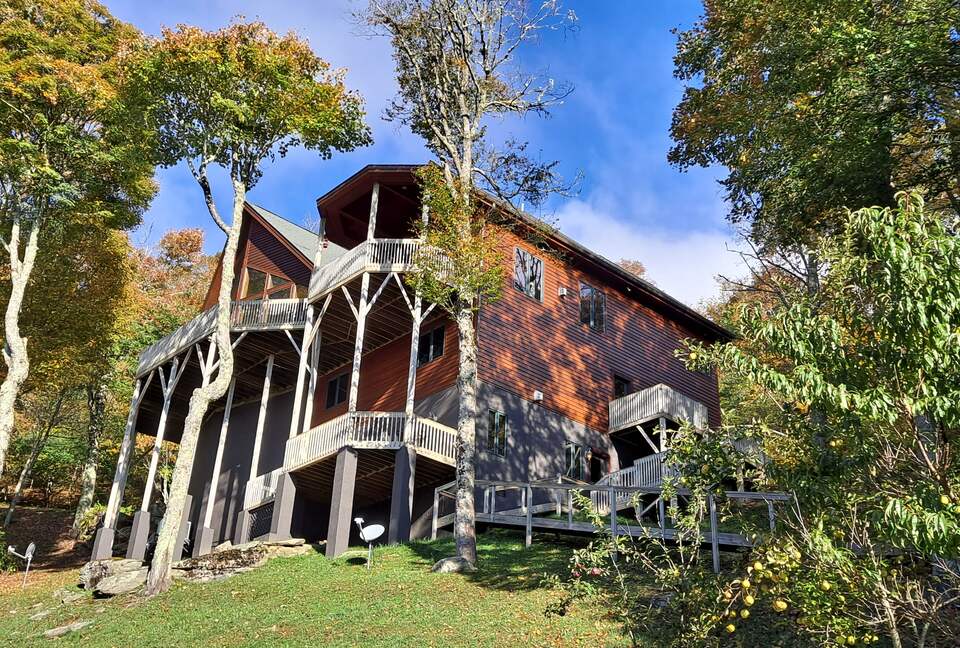 Main house - front view