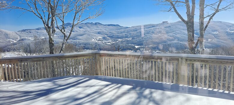 Balcony - snow day