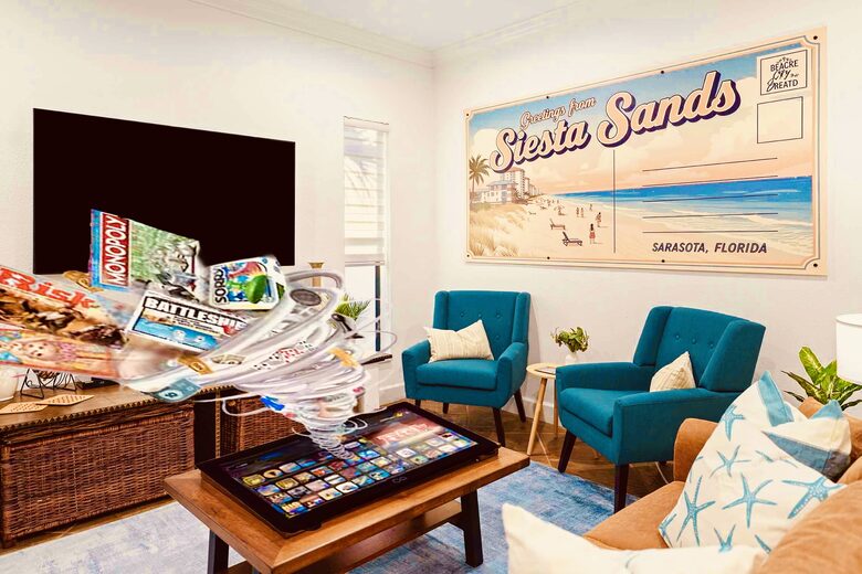 Siesta Key Tiki Hut Hideaway | With large private pool & spa - Sarasota, Florida