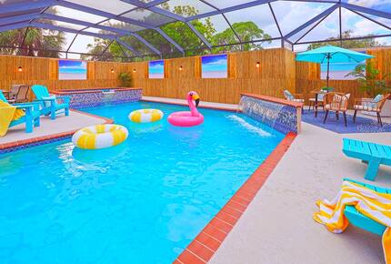 Siesta Key Tiki Hut Hideaway | With large private pool & spa - Sarasota, Florida