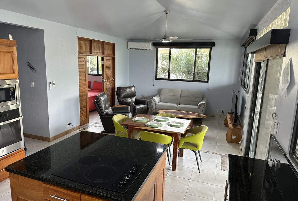 Dining and living room