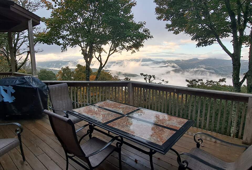 Chilling on the balcony