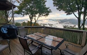 Chilling on the balcony