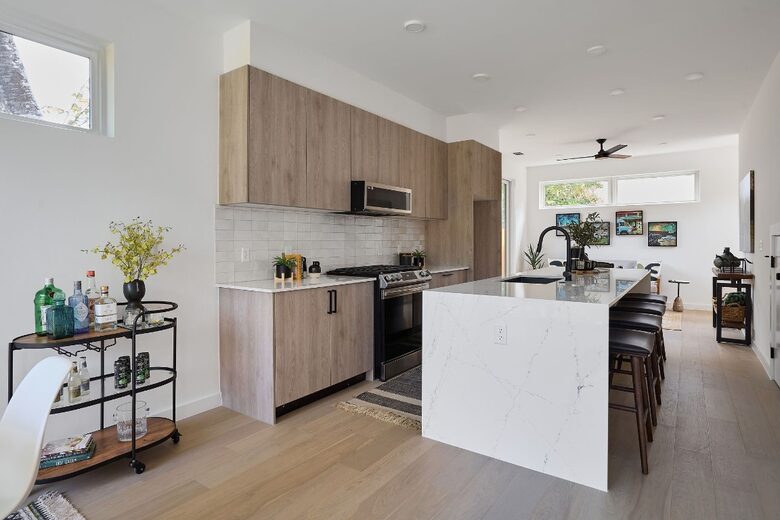 Modern East Austin Retreat with Private Yards Near Downtown - Austin, Texas