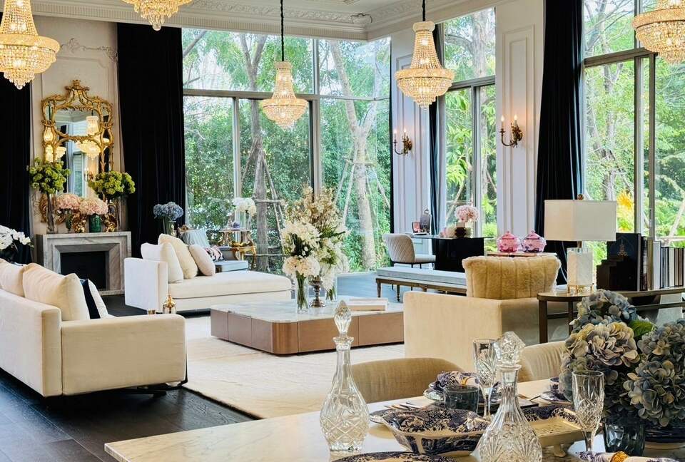 Private Glass House Estate with Pool and Garden in Bangpakong - Chachoengsao, Thailand