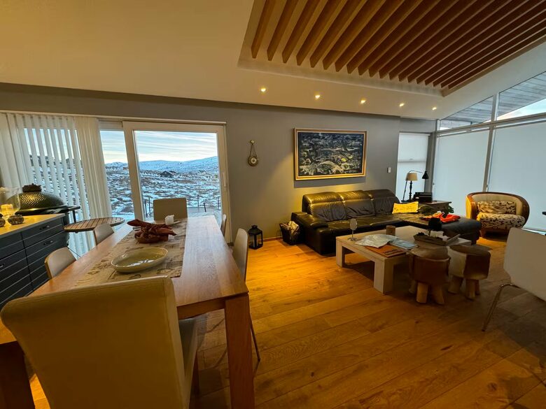 A Refined Hillside Home with Panoramic Valley Views - Akureyri, Iceland