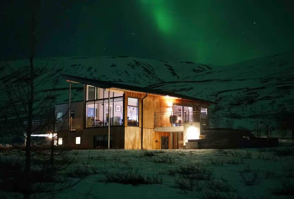 A Refined Hillside Home with Panoramic Valley Views - Akureyri, Iceland