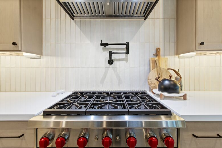 Wolf Gas Range & pot filler