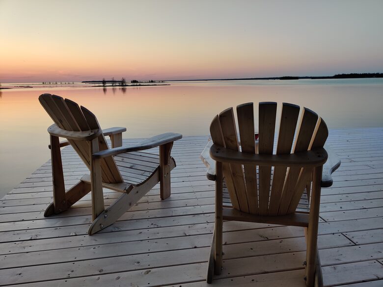 Large dock with over 500 feet of private waterfont beach