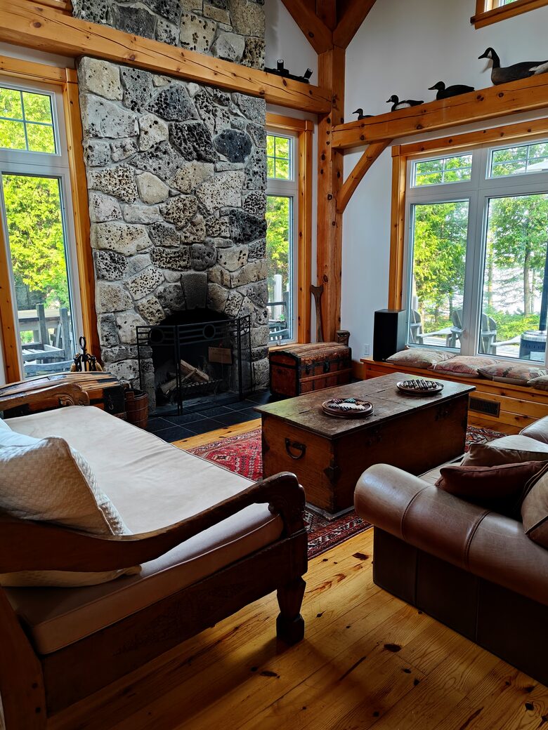 Timber-Frame Waterfront Retreat on Fathom Five National Marine Park - Tobermory, Canada