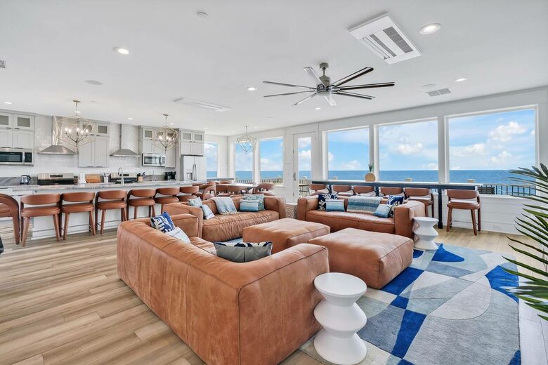 Grand Oceanfront Home on Oak Island - Oak Island, North Carolina