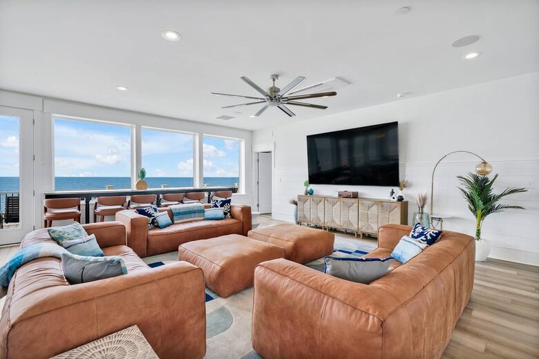 Grand Oceanfront Home on Oak Island - Oak Island, North Carolina