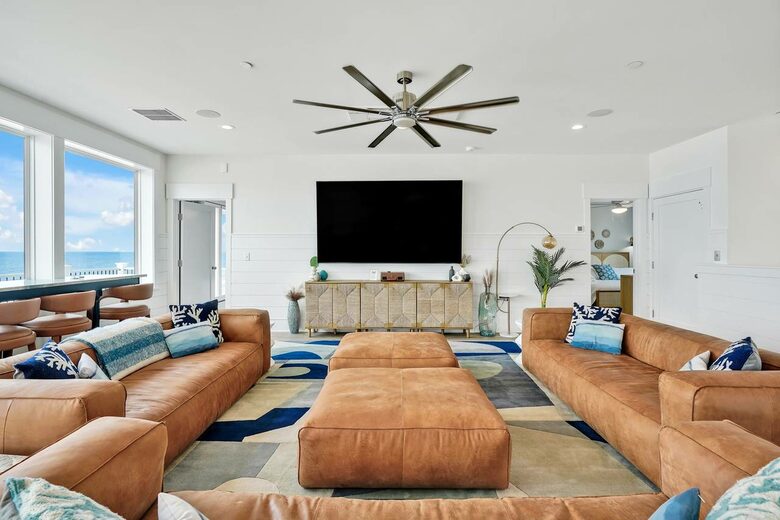 Grand Oceanfront Home on Oak Island - Oak Island, North Carolina