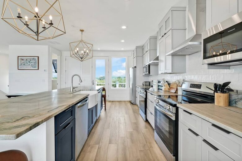 Grand Oceanfront Home on Oak Island - Oak Island, North Carolina