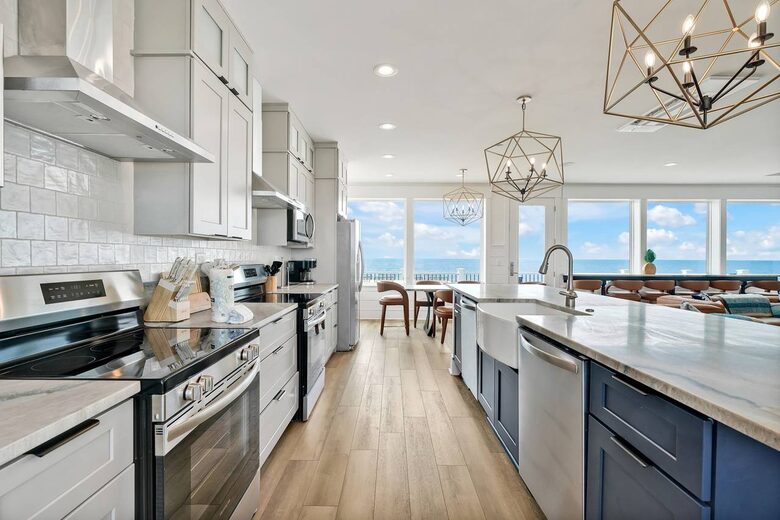 Grand Oceanfront Home on Oak Island - Oak Island, North Carolina