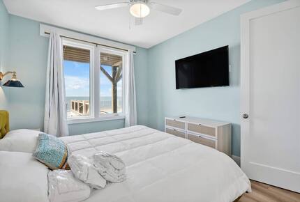 Grand Oceanfront Home on Oak Island - Oak Island, North Carolina