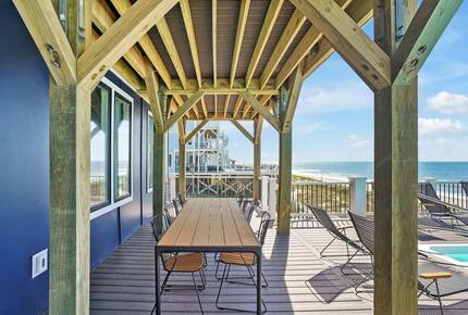 Grand Oceanfront Home on Oak Island - Oak Island, North Carolina