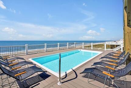 Grand Oceanfront Home on Oak Island - Oak Island, North Carolina