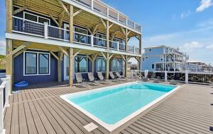 Grand Oceanfront Home on Oak Island - Oak Island, North Carolina