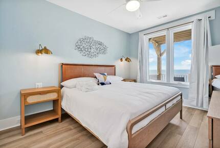 Grand Oceanfront Home on Oak Island - Oak Island, North Carolina