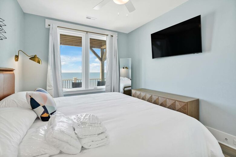 Grand Oceanfront Home on Oak Island - Oak Island, North Carolina