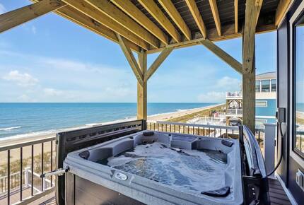 Grand Oceanfront Home on Oak Island - Oak Island, North Carolina