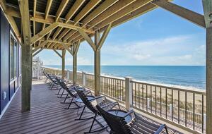 Grand Oceanfront Home on Oak Island - Oak Island, North Carolina