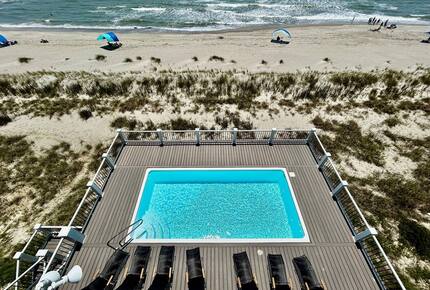 Grand Oceanfront Home on Oak Island - Oak Island, North Carolina