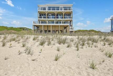 Grand Oceanfront Home on Oak Island - Oak Island, North Carolina