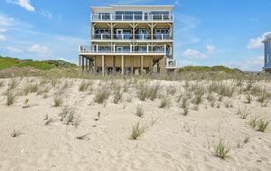 Grand Oceanfront Home on Oak Island - Oak Island, North Carolina