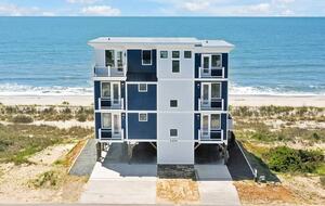 Grand Oceanfront Home on Oak Island - Oak Island, North Carolina
