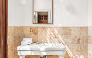 Half bath next to the kitchen