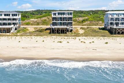Grand Oceanfront Home on Oak Island - Oak Island, North Carolina