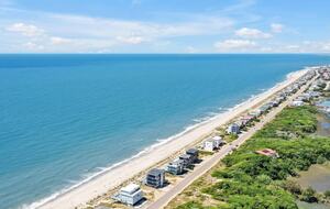 Grand Oceanfront Home on Oak Island - Oak Island, North Carolina