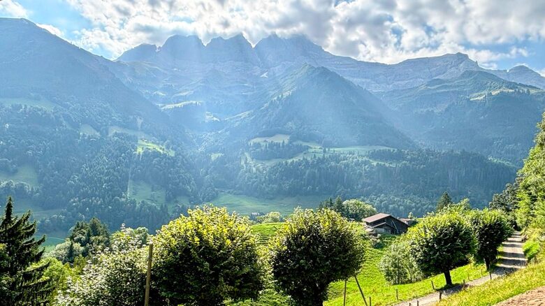 Contemporary Chalet with Dents du Midi Vistas - Champéry, Switzerland