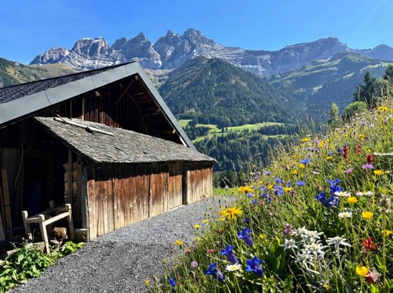 Contemporary Chalet with Dents du Midi Vistas - Champéry, Switzerland