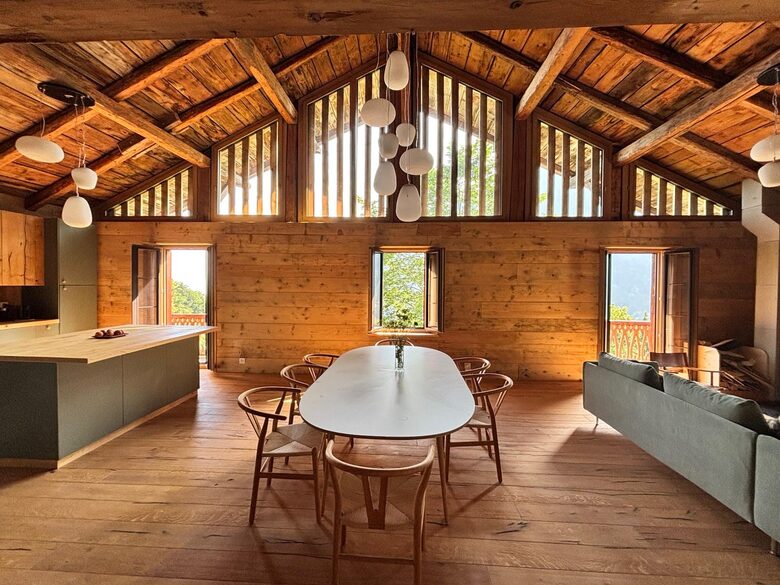 Contemporary Chalet with Dents du Midi Vistas - Champéry, Switzerland