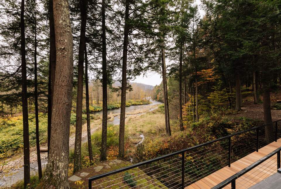 Beaverkill Riverfront Estate on 120 Acres in Catskill Park - Roscoe, New York