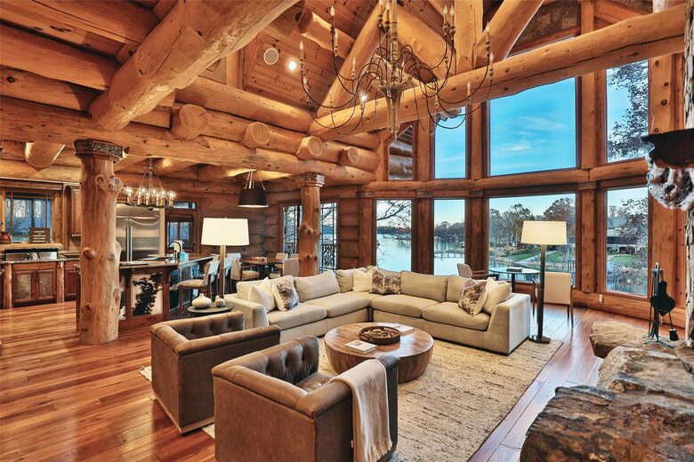 Handcrafted Log Cabin Retreat on Lake Norman - Mooresville, North Carolina