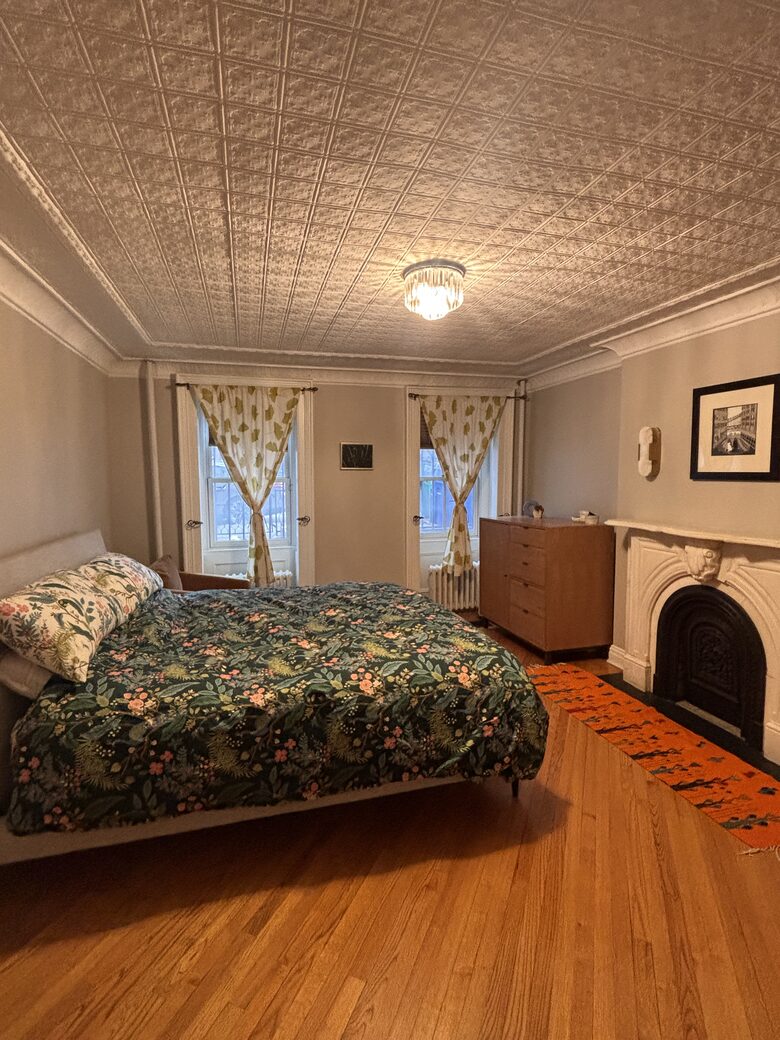 King bedroom with fireplace en suite bathroom 3 closets