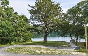 clean fresh water beach steps away