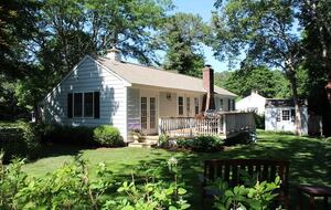large deck & private yard