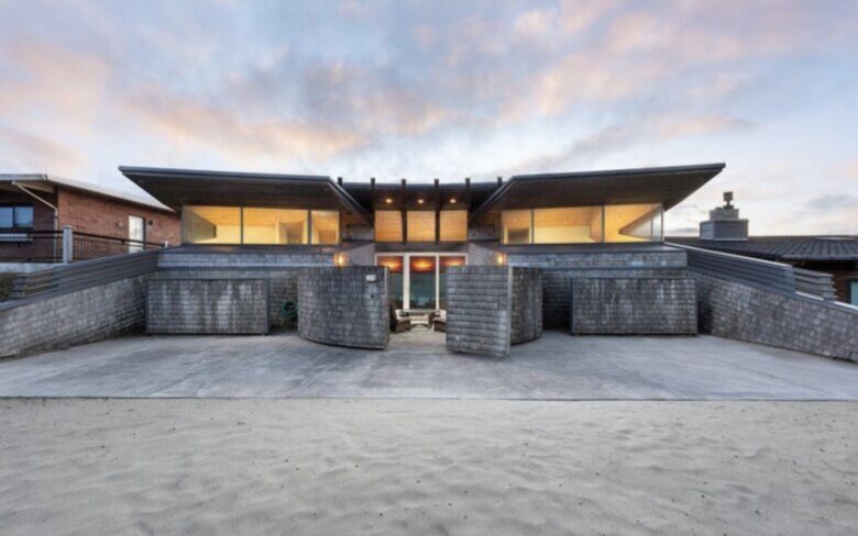 Direct Oceanfront Home Framing Haystack Rock - Pacific City, Oregon