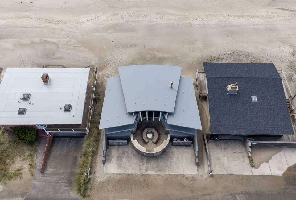 Direct Oceanfront Home Framing Haystack Rock - Pacific City, Oregon