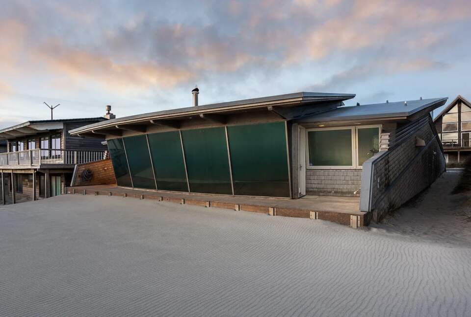 Direct Oceanfront Home Framing Haystack Rock - Pacific City, Oregon