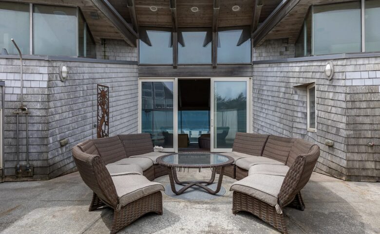 Direct Oceanfront Home Framing Haystack Rock - Pacific City, Oregon