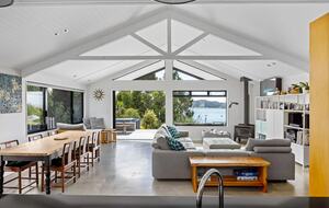 Elevated Harbour View Home with Exceptional Privacy in Mahurangi West - Warkworth, New Zealand