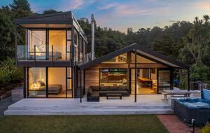 Elevated Harbour View Home with Exceptional Privacy in Mahurangi West - Warkworth, New Zealand